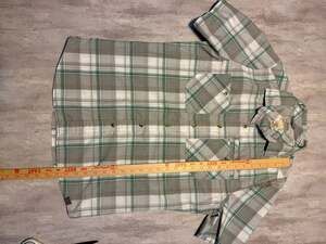 L.L.Bean Men's Otter Cliff Short-Sleeve Plaid Shirt, Size S Regular